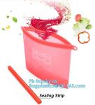 Silicone Food Storage Bag, Reusable Silicone Food Bag For Microwave,Reusable