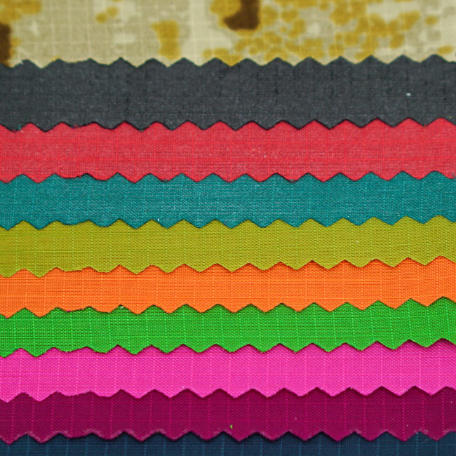 Woven Backpack Oxford Nylon Fabric With Square Lattice Plain Pattern