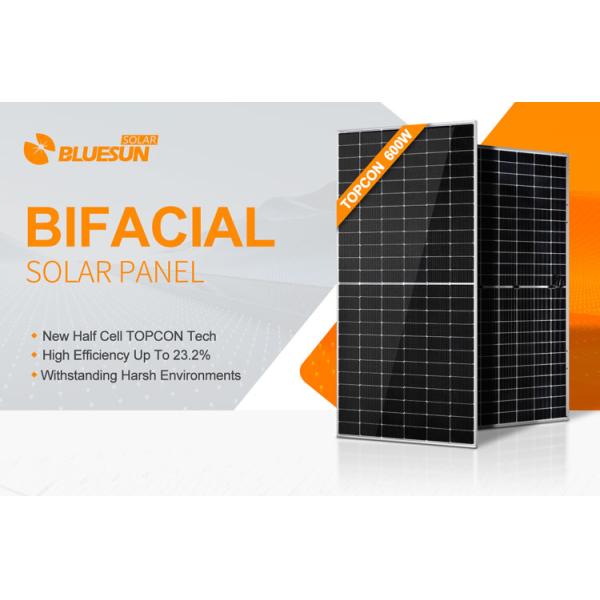 Bluesun Hot Sale N-type Topcon Cell Solar Panels 600w 700w Solar Panels High Efficiency Solar Panel Complete Kit