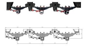Wholesale 16*3T Mechanical Suspension for trailer from china suppliers