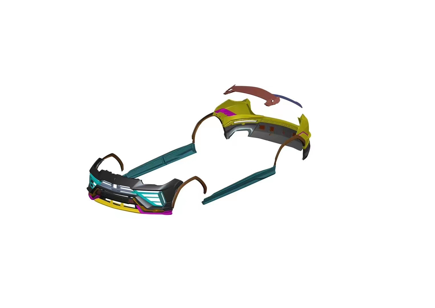 URUS Car Spare Parts Older Model Lamborghini Urus Carbon Fiber Body Kit Hood