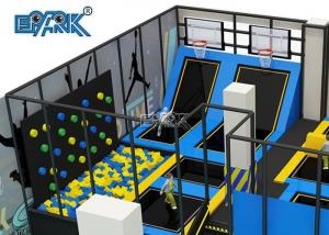 Wholesale Indoor Slide Amusement Park Trampolin Park Kid Indoor Trampoline With Foam Pit from china suppliers