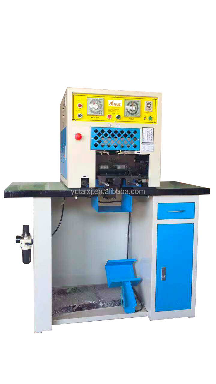 1300*1060*1600MM Package Dimensions Automatic Thermoplastic Toe Puff Applying Machine Best Choice for Your Business