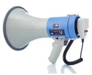 Wholesale 260 Seconds Police Siren With Mic Voice Recording White Cheer Megaphone With Handle from china suppliers