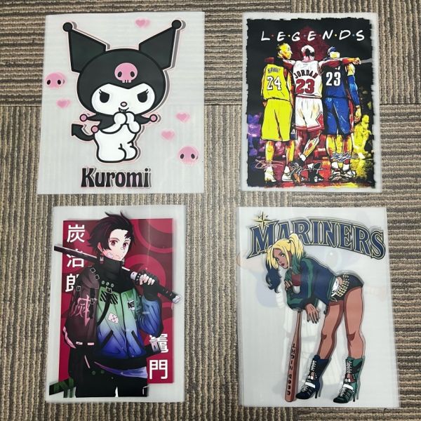 Machine Washable High Stretch Customizable Designs DTF Transfers Heat Transfer Stickers for Apparel Branding