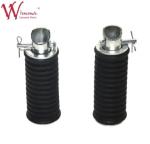 Motorcycle Rear Footrest Pegs For Suzuki AX100 Motorcycle Footrest Pedal Black