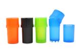 90mm Plastic Smoke Jar Sealed Tank Herb Grinder