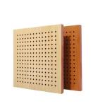2 Inch Thickness Wooden Holes and Stripe Panel Acoustic Wall Panel for Building