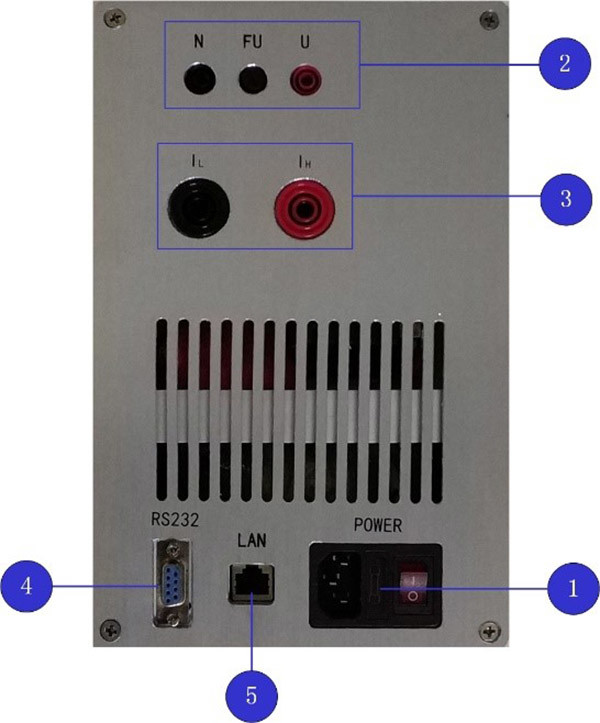 PC Software Portable Power Source High Precision Single Phase Wide Current Range 120A