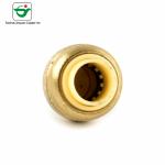 CUPC Certificate 1/2" Oil Tube End Cap Brass Hose Connector