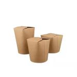 Round noodle box food doner kebab blasan grill meat package paper pack