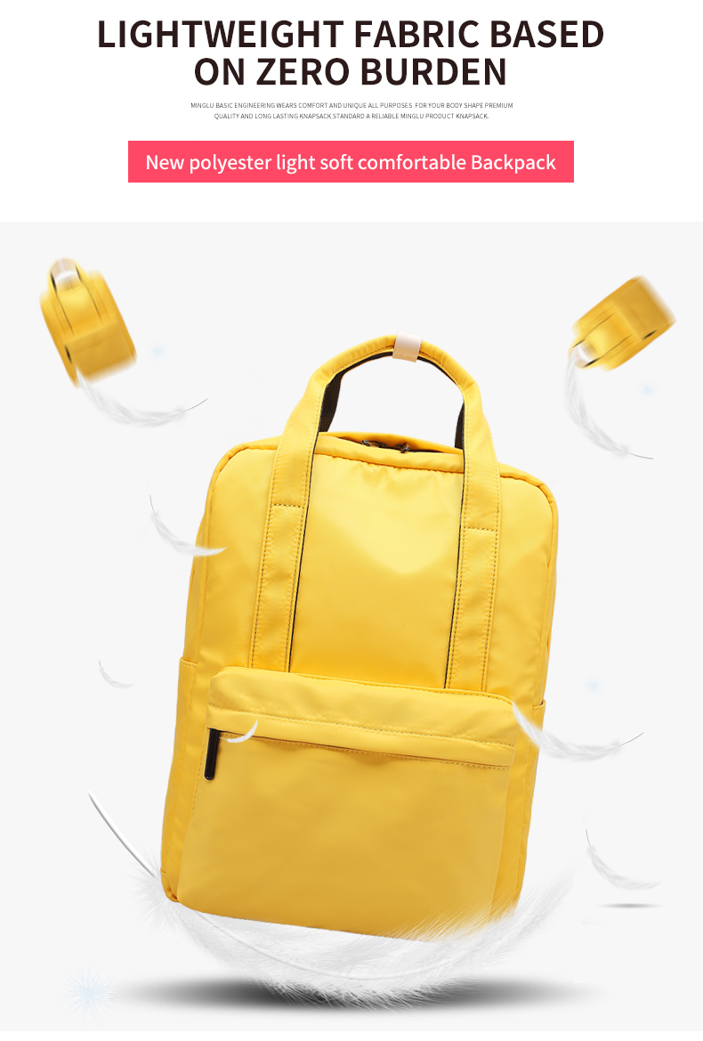 Factory wholesale new Customized Stylish Pink Teenager Book Bag School Bag Backpack