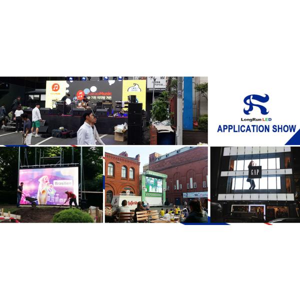 High Gray Scale PH6mm Outdoor Fixed LED Display For Business Establishments