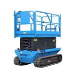 Aerial Work Platform 230kg Self Propelled Hydraulic Tracked Scissor Lift
