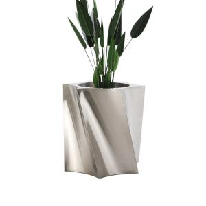 Wholesale 3.0mm Torsion Polygon Stainless Steel Flower Pot For Table Ground from china suppliers