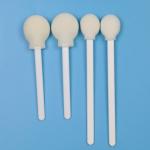 106mm Disposable White PP Stick Lollipop Sponge Stick Medical Round Foam Swab