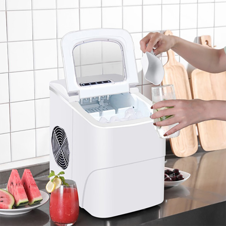 Automatic Stainless Steel Portable Nugget Ice Maker for Home High Capacity 105w Power 15kgs/24hrs Ice Making Capacity