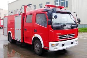 Wholesale Dongfeng Small Fire Truck with 3500L Water Tank and Double Row Cabin from china suppliers