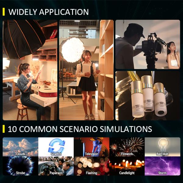 Yidoblo 300W 2700K-6500K Full-color RGBW LED Professional Photography Light for Video Studio Live Streaming Fill Light