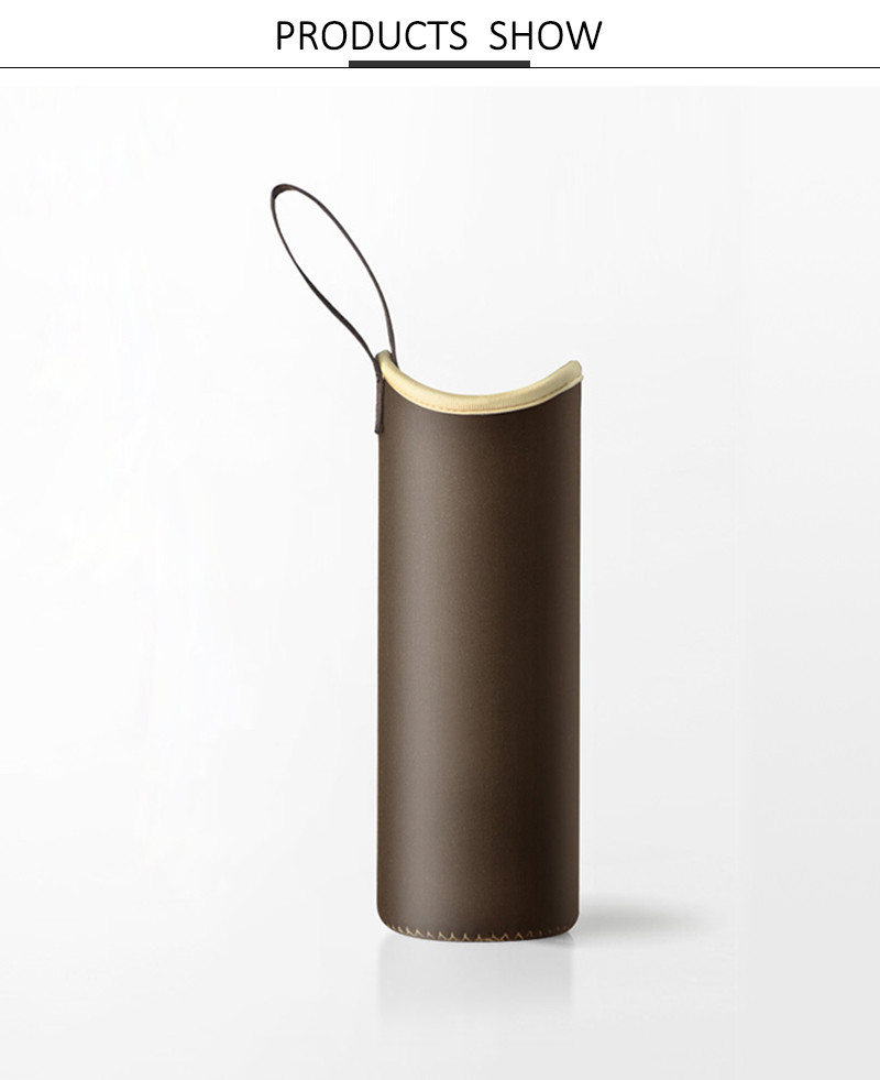 Solid Color Neoprene Shakeproof Water Bottle Cooler Sleeve