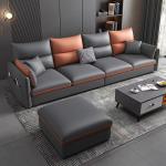 Hotel Living Room Modern Luxury Leather Sofa Sophisticated Craftsman
