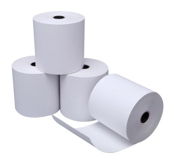 Printing 1-8 Colors Thermal Paper Rolls 80X70 for Cash Register Machine Coating