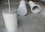 Preservative Cylindrical Fiberglass Demister Fiber Bed Filter Corrosion