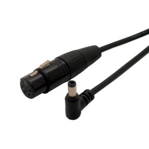 Wholesale 4pin female xlr to 5.5M DC right angle power cable from china suppliers