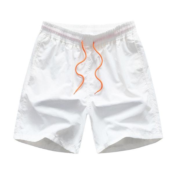Summer Outdoor Surfer Board Shorts White Creative Recreation Shorts With
