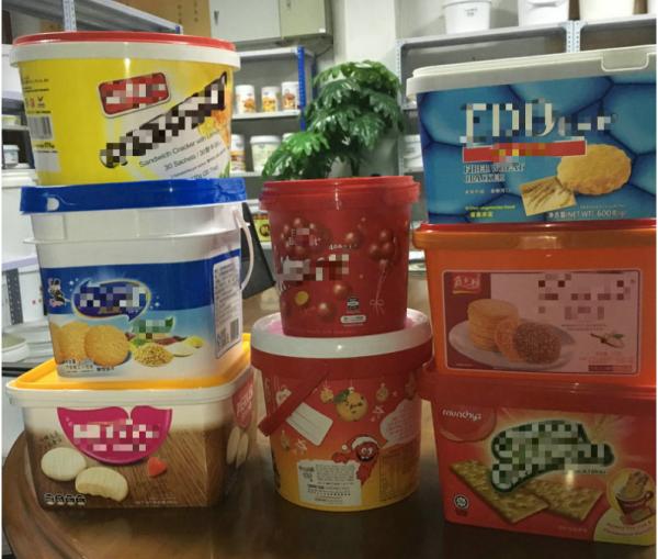 OEM IML Rigid PP Plastic Container Ice Cream Tub Square Lid with Tamper
