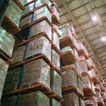 Orange 5000kg Industrial Racking And Shelving For Warehouse Logistics