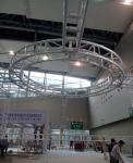 Aluminum Screw Circular Lighting Truss For Exhibition On Truss Top