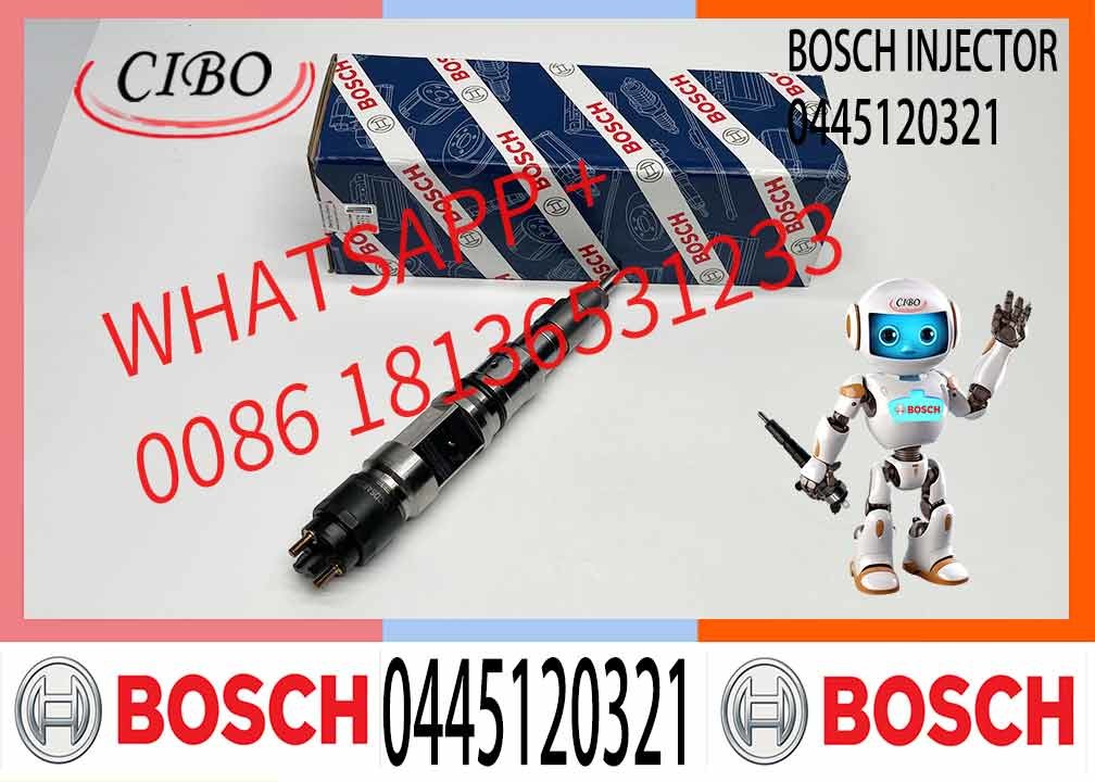 Diesel Fuel Injector 0445120321 0445 120 321 for Diesel Engine Men D20; Men D26 200V10100-6126