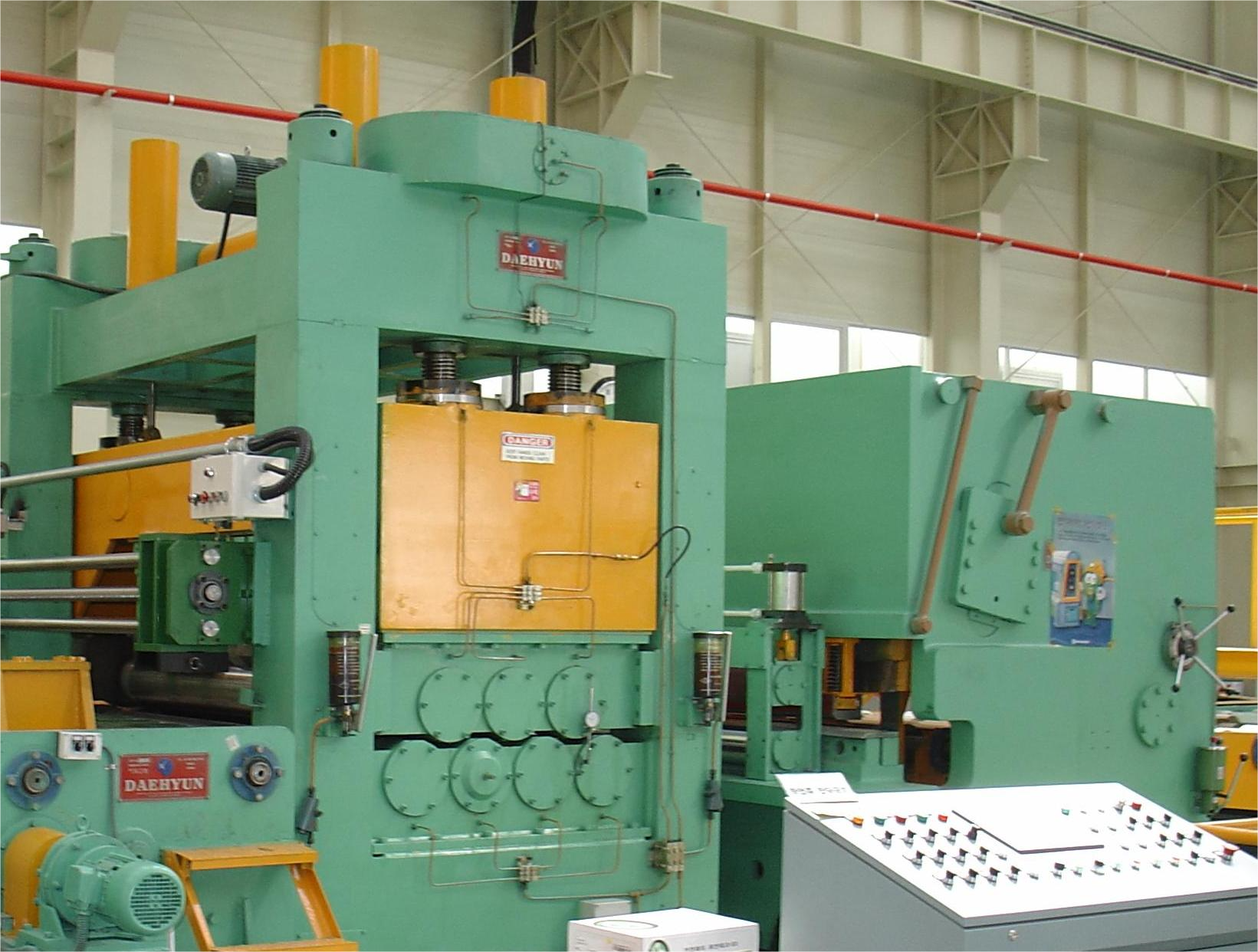 Video Outgoing Inspection Steel Coil Leveling and Rewinding Machine for Metal Sheets