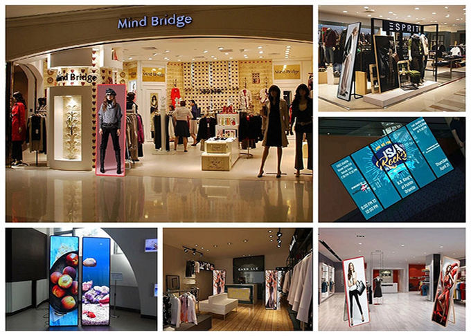 Shopping Mall Square LED Poster Display P3 RGB  3 In 1 192*192 Module Size
