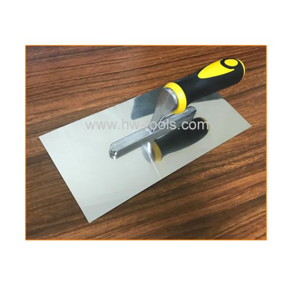 Plastering trowel with TPR handle HW02228