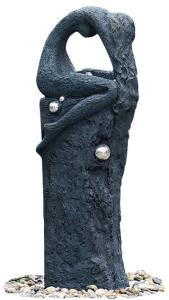 Wholesale Sadness Girl 47&quot; Fashion Outside Copper Water Fountains With Lights from china suppliers