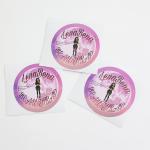 Custom Logo Round Sticker Labels Printing Decorative For Cosmetic Packaging