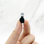 Black Invisible CIC Hearing Aids 20H Smallest In The Canal