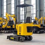 SGS 4.2T Small Hydraulic Excavator Compact Digging Equipment Road Construction