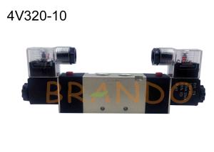 Wholesale 4V320-10 BSP 3/8'' Inch 5 Way Automatic Solenoid Valve AC220V Pneumatic Parts from china suppliers