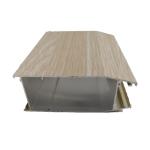 6000 Series Light Wood Grain Finish Aluminum Profile Extruded For Building