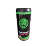 77L led strips inside energy drink barrel commercial can cooler fridge with 2