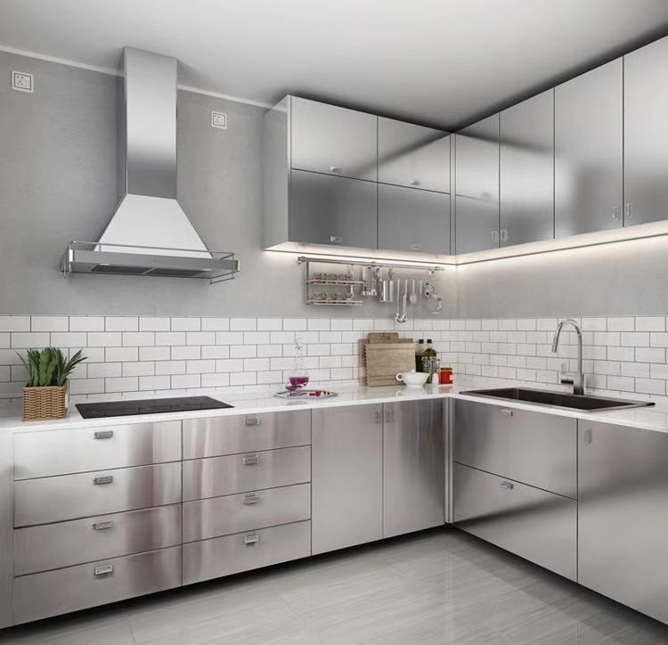 Kitchen Modular Stainless Steel BBQ Cabinets ISO4001 Approved Modern