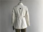 Fashion Ladies Wool Coat Milk Retro Ladies Single Breasted Coat TW55642