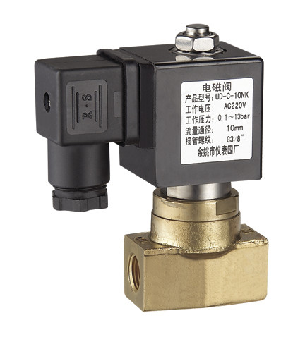 Brass Miniature Solenoid Valve Pilot Operated Normally Open NO 24VDC 12VDC