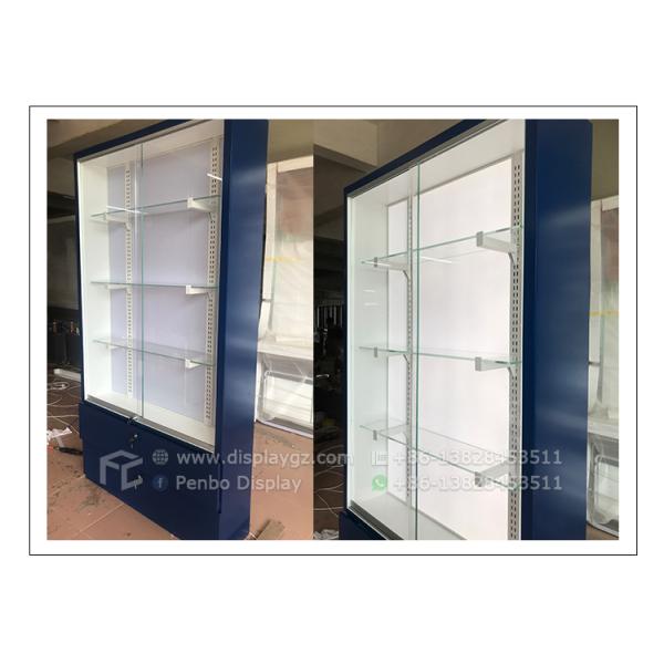 Monomer Design Blue Smoke Shop Furniture 10mm Tempered Glass