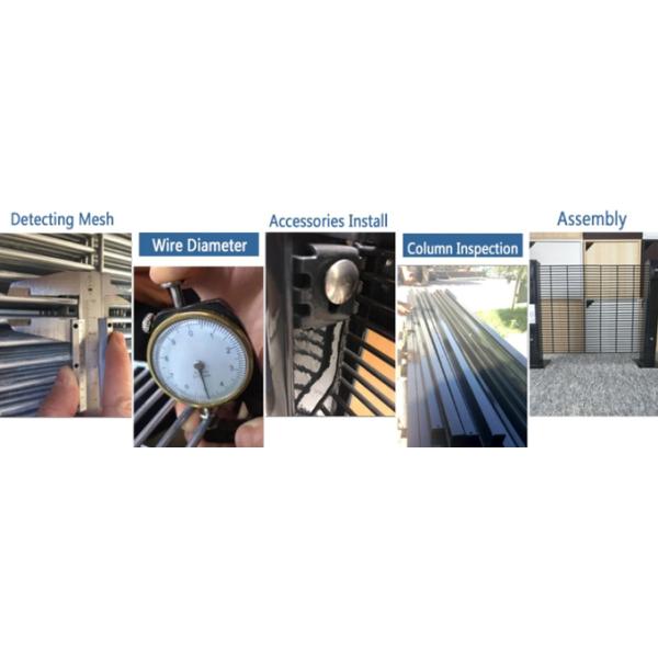 Galvanized Welded 358 Security Fencing For Living Area 76.2*12.7mm