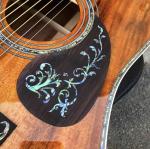KOA wood classic acoustic guitar,Life tree Ebony Fingerboard,Abalone inlays and