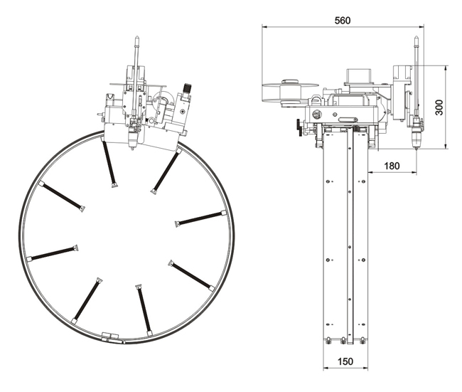 MIG TRACK 60 Welding Trolley System
